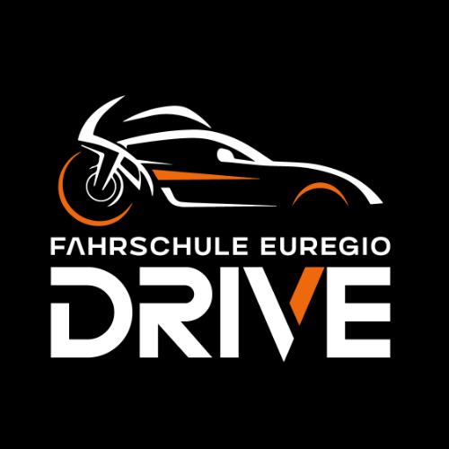 Euregio Drive GmbH Logo auf schwarzem Hintergrund